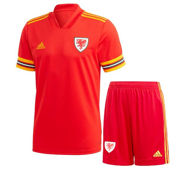 Camiseta Gales Replica Primera Ropa Niños 2020 Rojo